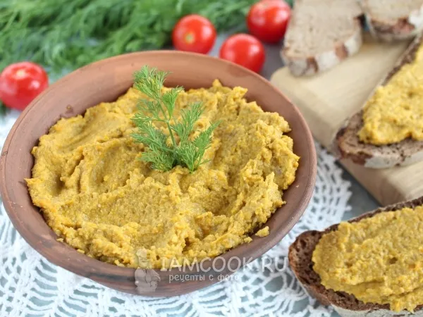 Фото блюда: Грибная икра из шампиньонов