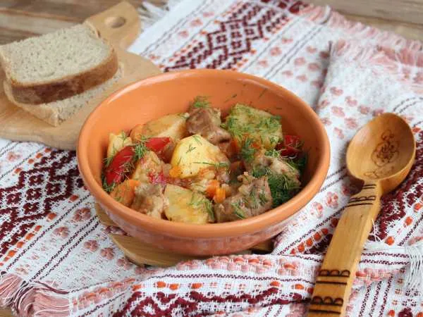 Фото блюда: Жаркое в мультиварке