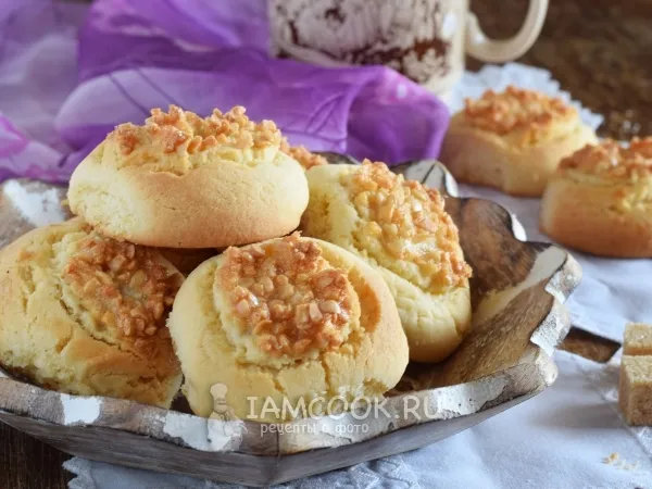 Фото блюда: Песочное печенье с орехами