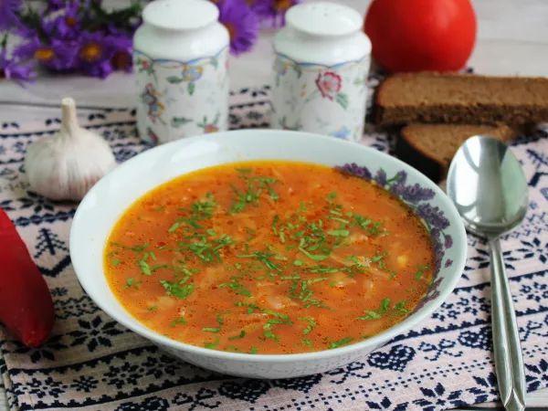 Фото блюда: Борщ с сыром