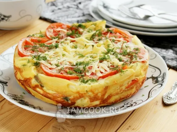 Фото блюда: Запеканка из макарон в мультиварке