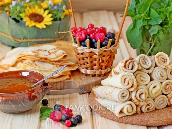 Фото блюда: Заварные творожные блины