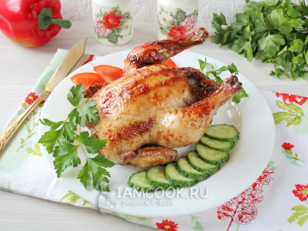 Фото готового блюда: Куропатка в духовке