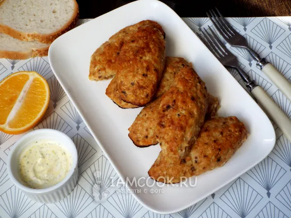Фото блюда: Котлеты из горбуши в духовке
