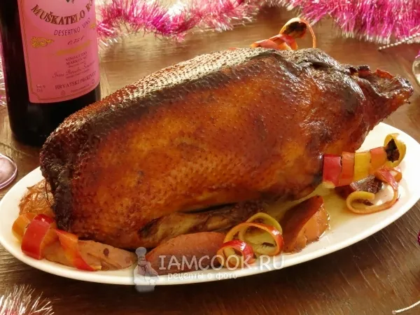 Фото блюда: Утка, фаршированная грушами