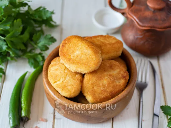Фото готового блюда: Котлеты из кукурузной каши