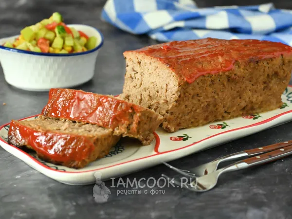 Фото блюда: Митлоф (Meatloaf)