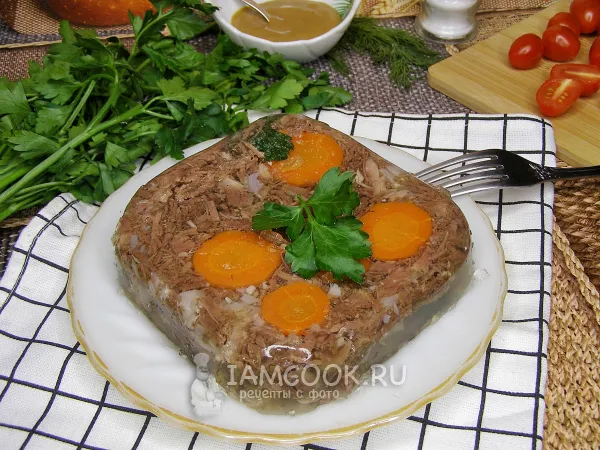 Фото блюда: Холодец из говядины и свиных ножек