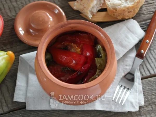 Фото блюда: Овощи в горшочке в духовке