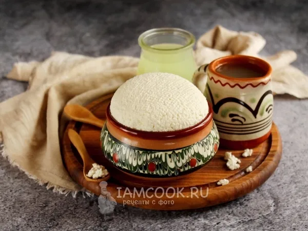 Фото блюда: Творог из простокваши