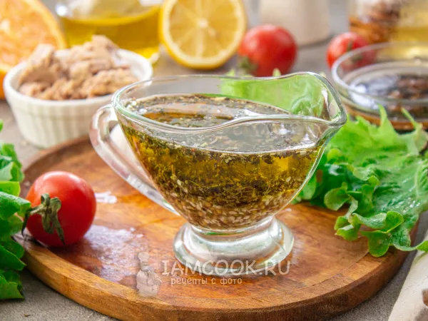 Фото блюда: Заправка (соус) для салата с тунцом