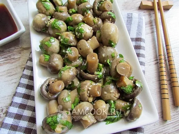 Фото блюда: Шампиньоны по-корейски