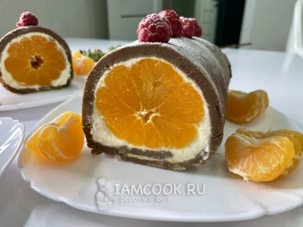 Фото блюда: Мандариновый рулет