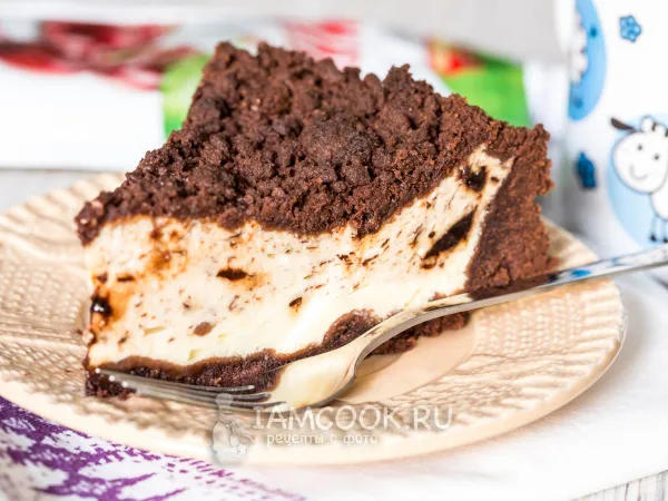 Фото готового блюда: Мраморная королевская ватрушка