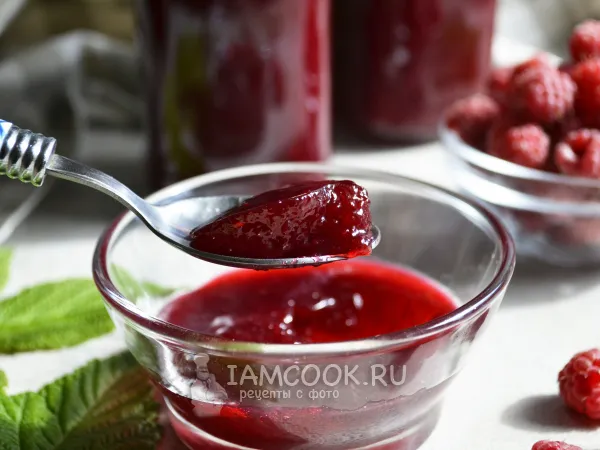 Фото блюда: Джем из малины без косточек на зиму