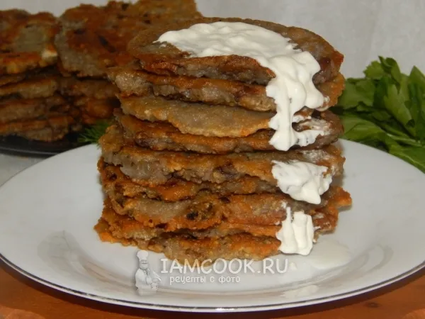 Фото блюда: Драники с грибами