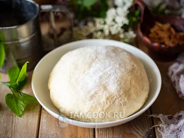 Фото блюда: Дрожжевое тесто для сладких булочек на молоке (+булочки)