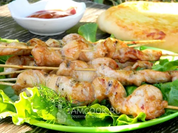 Фото блюда: Тайский куриный шашлычок