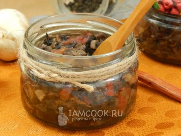 Фото готового блюда: Грибная икра из шампиньонов на зиму