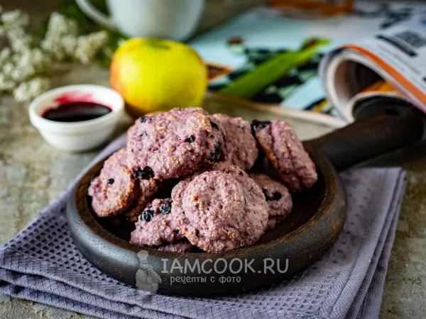 Фото готового блюда: Овсяное печенье с вареньем