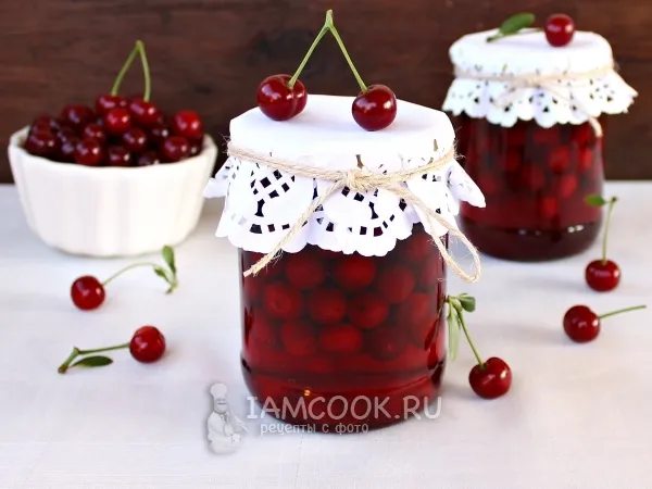 Фото блюда: Вишня в сиропе на зиму