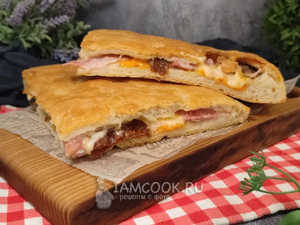 Фото готового блюда: Фокачча-сэндвич