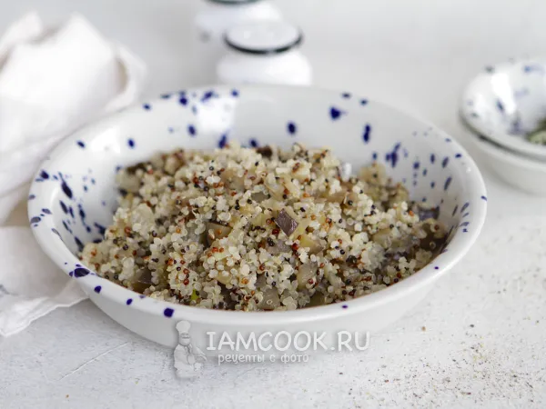 Фото блюда: Киноа с баклажанами