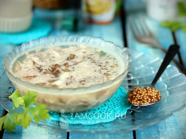 Фото готового блюда: Индюшино-говяжий холодец в мультиварке