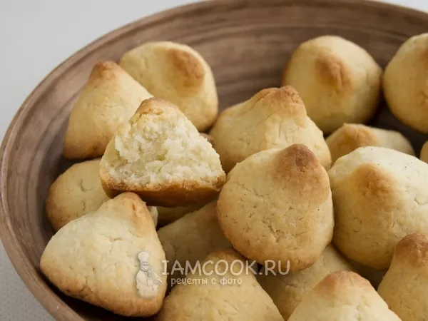 Фото готового блюда: Печенье «Кокосанка» без яиц