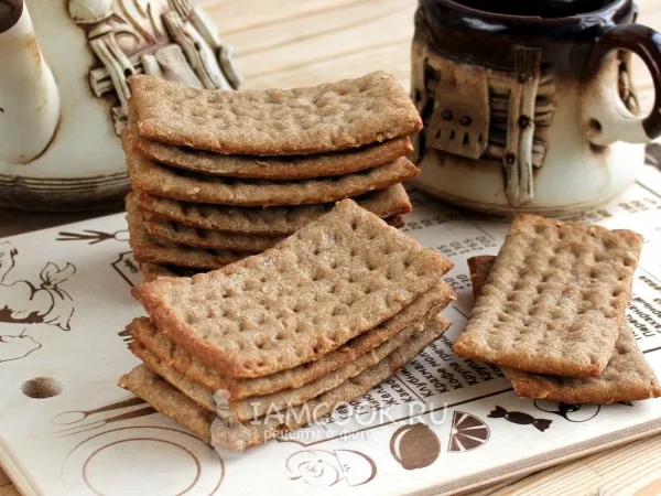 Фото готового блюда: Хлебцы цельнозерновые