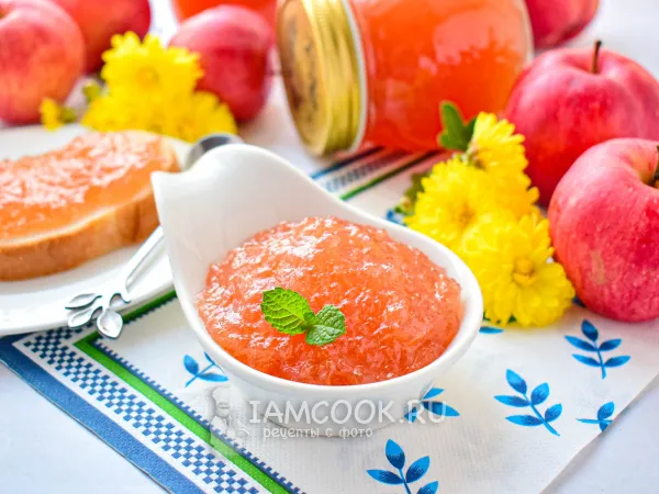 Фото блюда: Джем из яблок и лимона на зиму