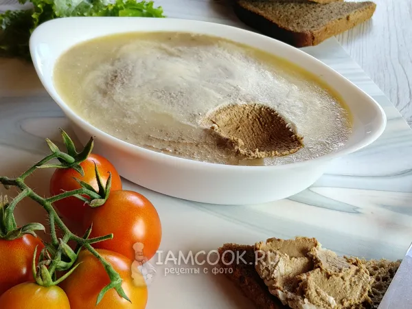 Фото блюда: Паштет из печени с кабачком