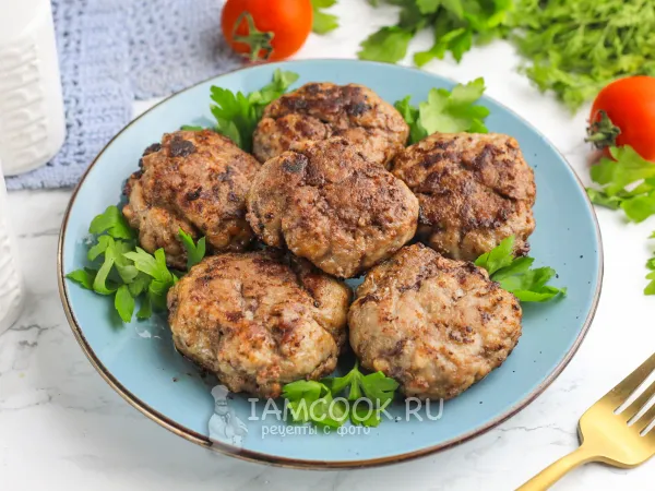 Фото блюда: Котлеты из конины