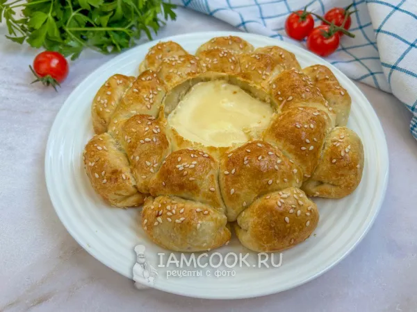 Фото блюда: Фондю с сосисками