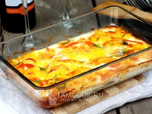 Фото блюда: Запеканка из кабачков и баклажанов