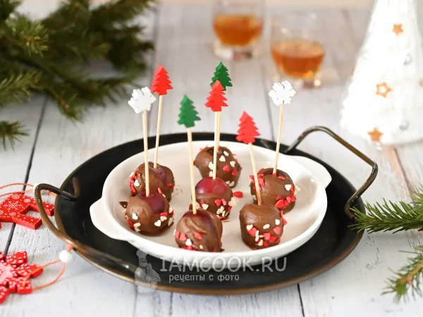 Фото блюда: Виноград в шоколаде