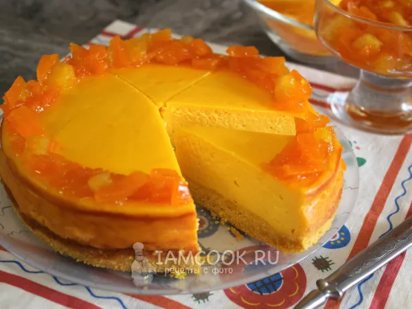 Фото блюда: Чизкейк из тыквы