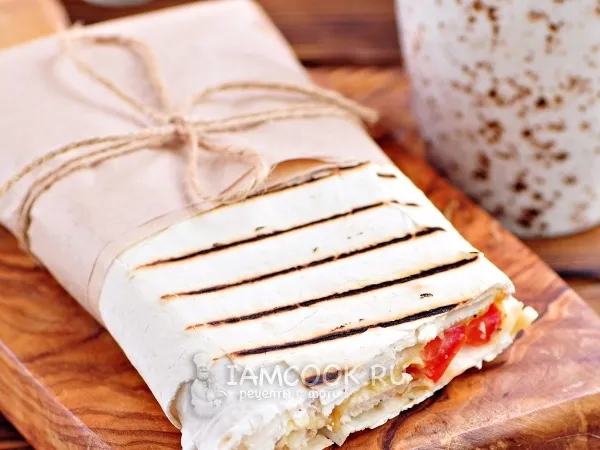 Фото блюда: Шаурма с сыром