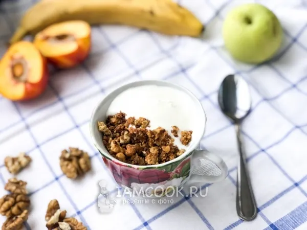 Фото блюда: Гранола в микроволновке
