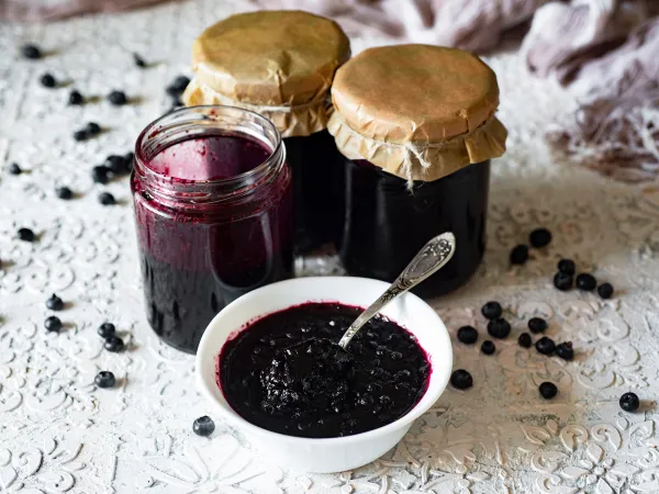 Фото блюда: Варенье из черники с агар-агаром на зиму