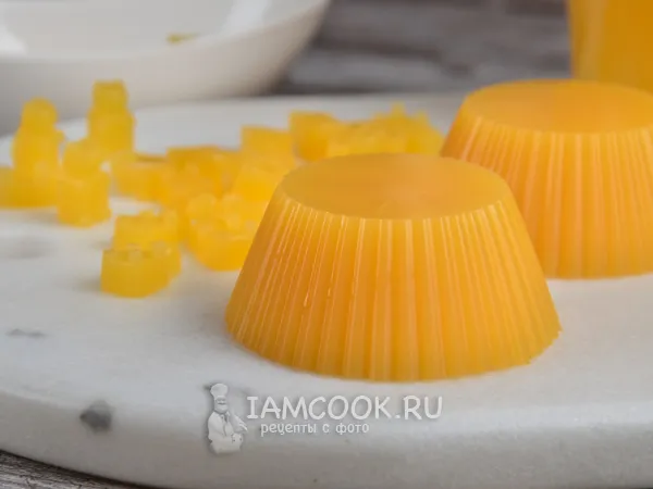 Фото готового блюда: Мармелад из апельсинового сока и агар-агара