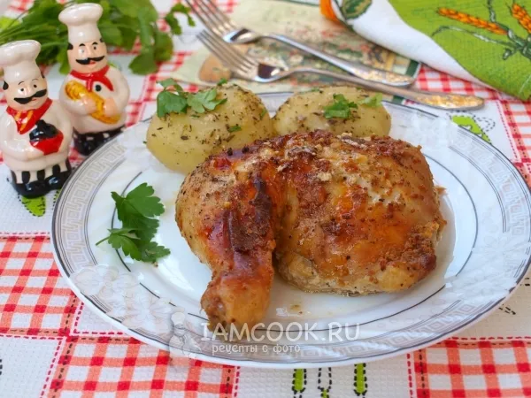 Фото блюда: Курица запечённая в фольге