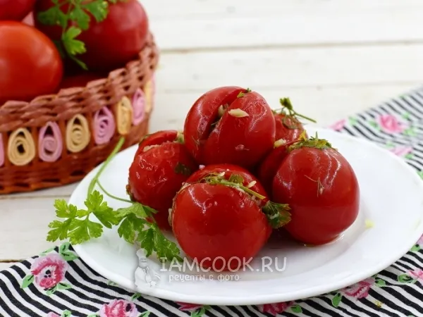 Фото блюда: Малосольные помидоры