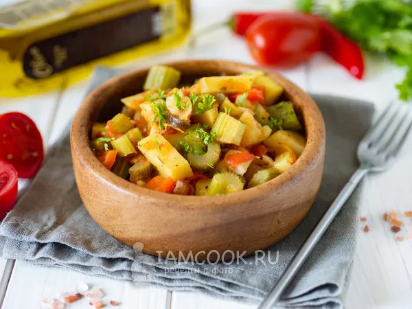 Фото блюда: Овощное рагу с сельдереем