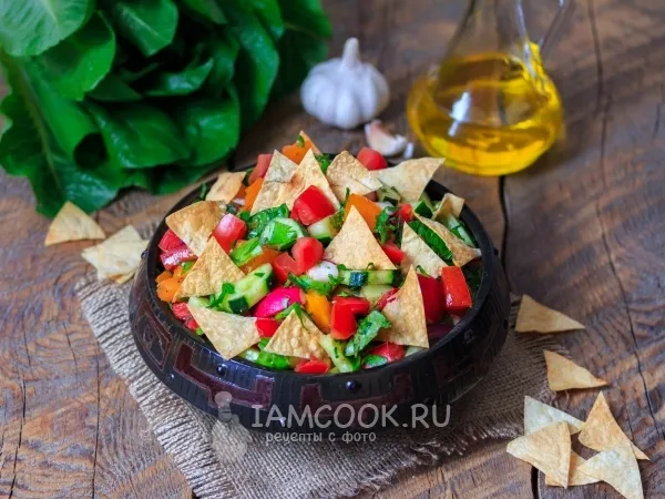 Фото блюда: Салат Фаттуш (Фатуш)