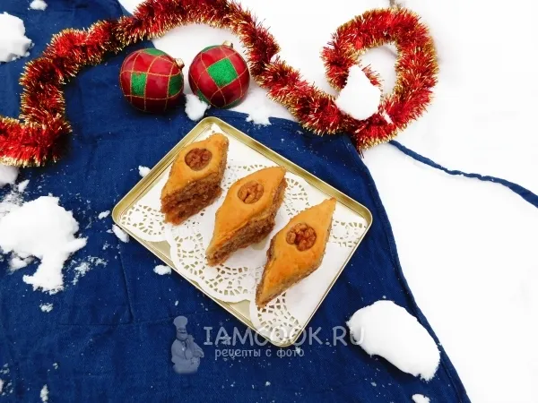 Фото готового блюда: Пахлава бакинская