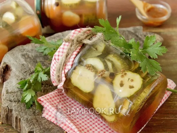 Фото блюда: Огурцы в аджике на зиму