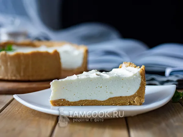 Фото блюда: Чизкейк с агар-агаром и творогом без выпечки