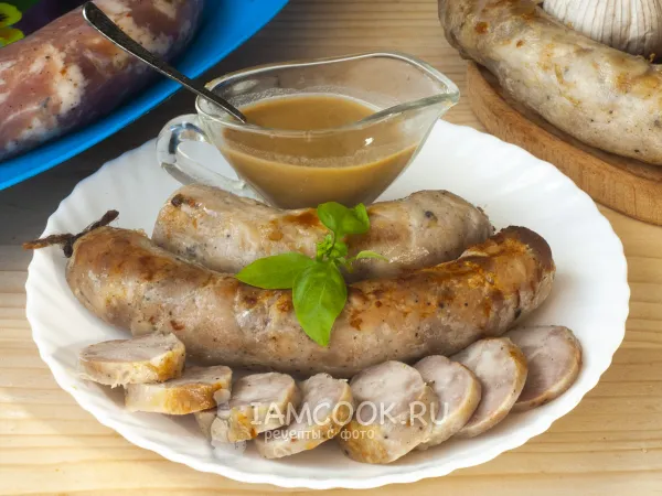 Фото блюда: Колбаса из свиной грудинки