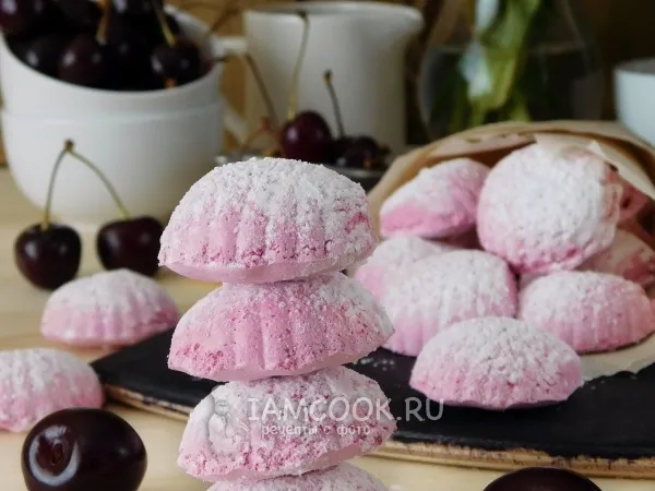 Фото блюда: Вишневый зефир на агар-агаре